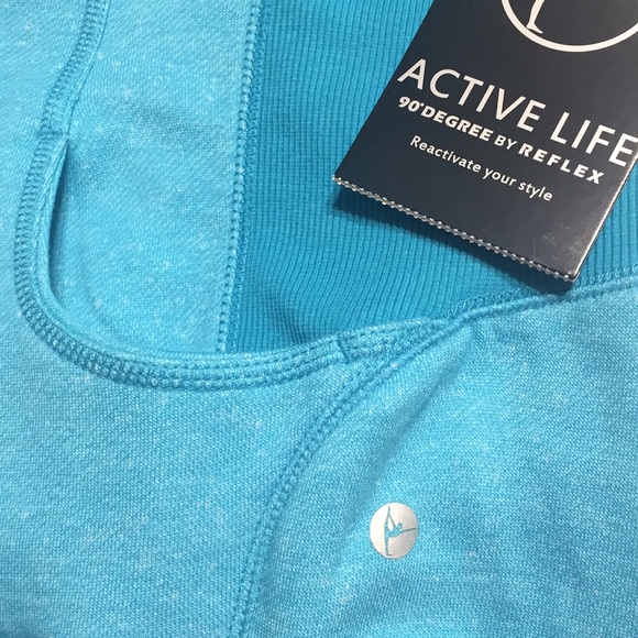 Active life ladies hoodie. Color: Turquoise. - Picture 10 of 10